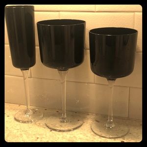 Stunning Villeroy & Boch Black glasses!